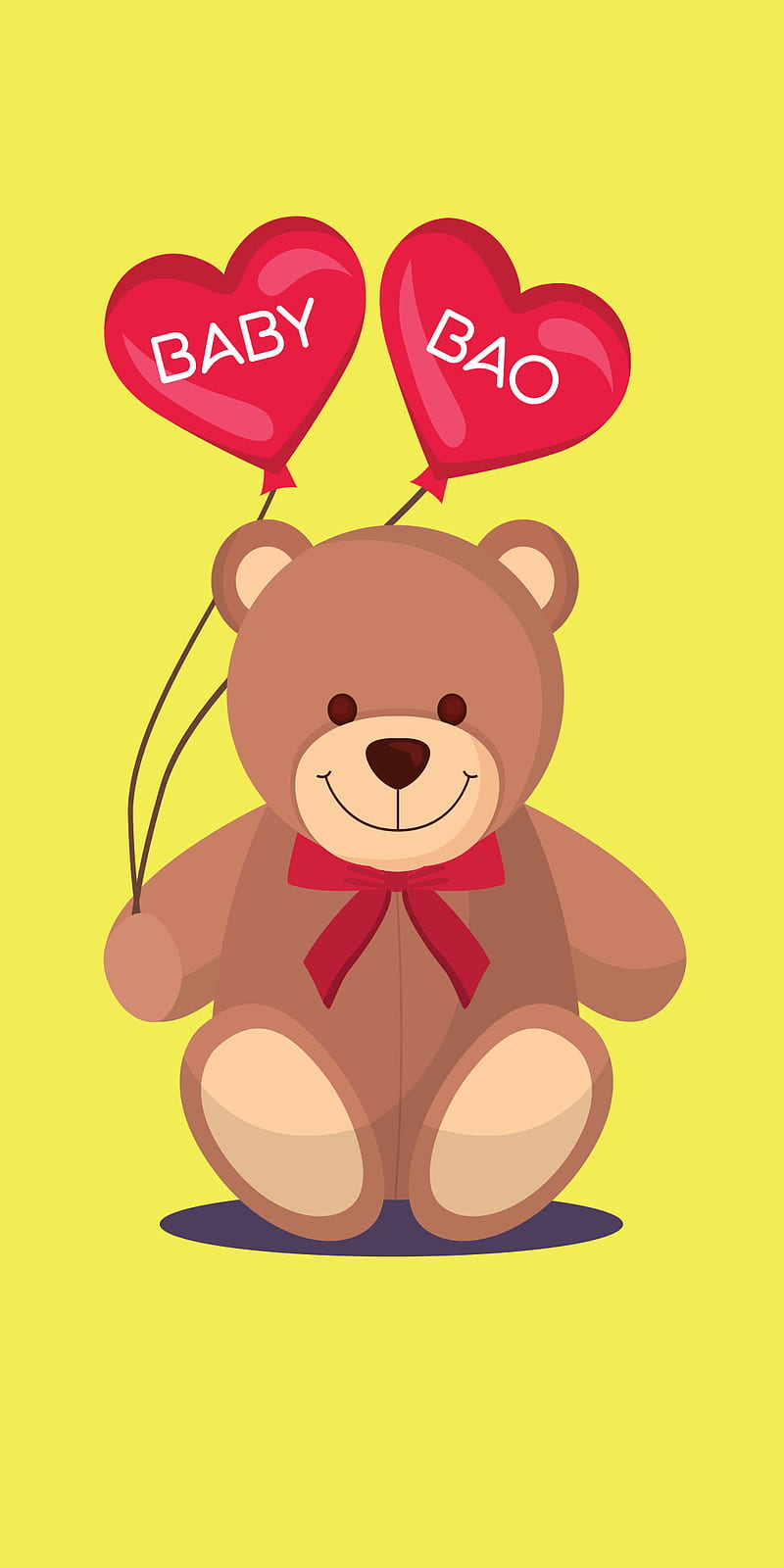 Teddy Bear, cute, corazones, hug, love, pink, red, ted, valentines day, HD phone wallpaper