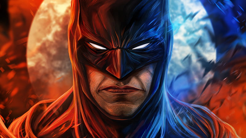 batman face cartoon