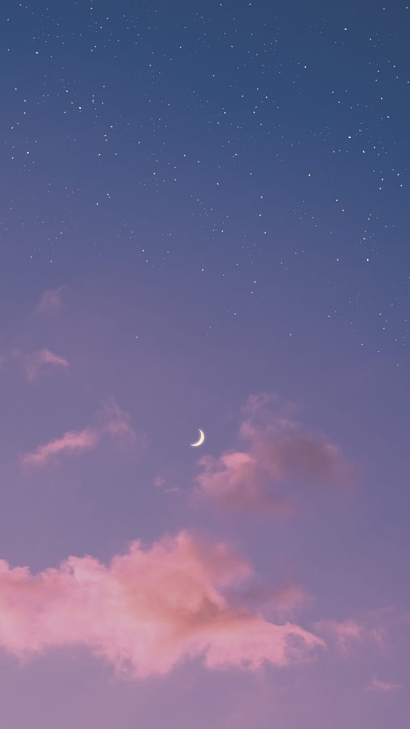 into the weekend, Saintvines, cloud, moon, night, sky, stars, HD phone wallpaper