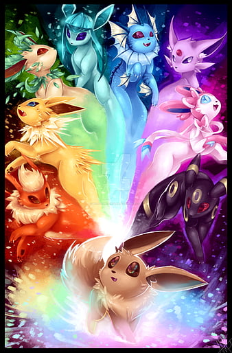 eevee evolutions wallpaper hd