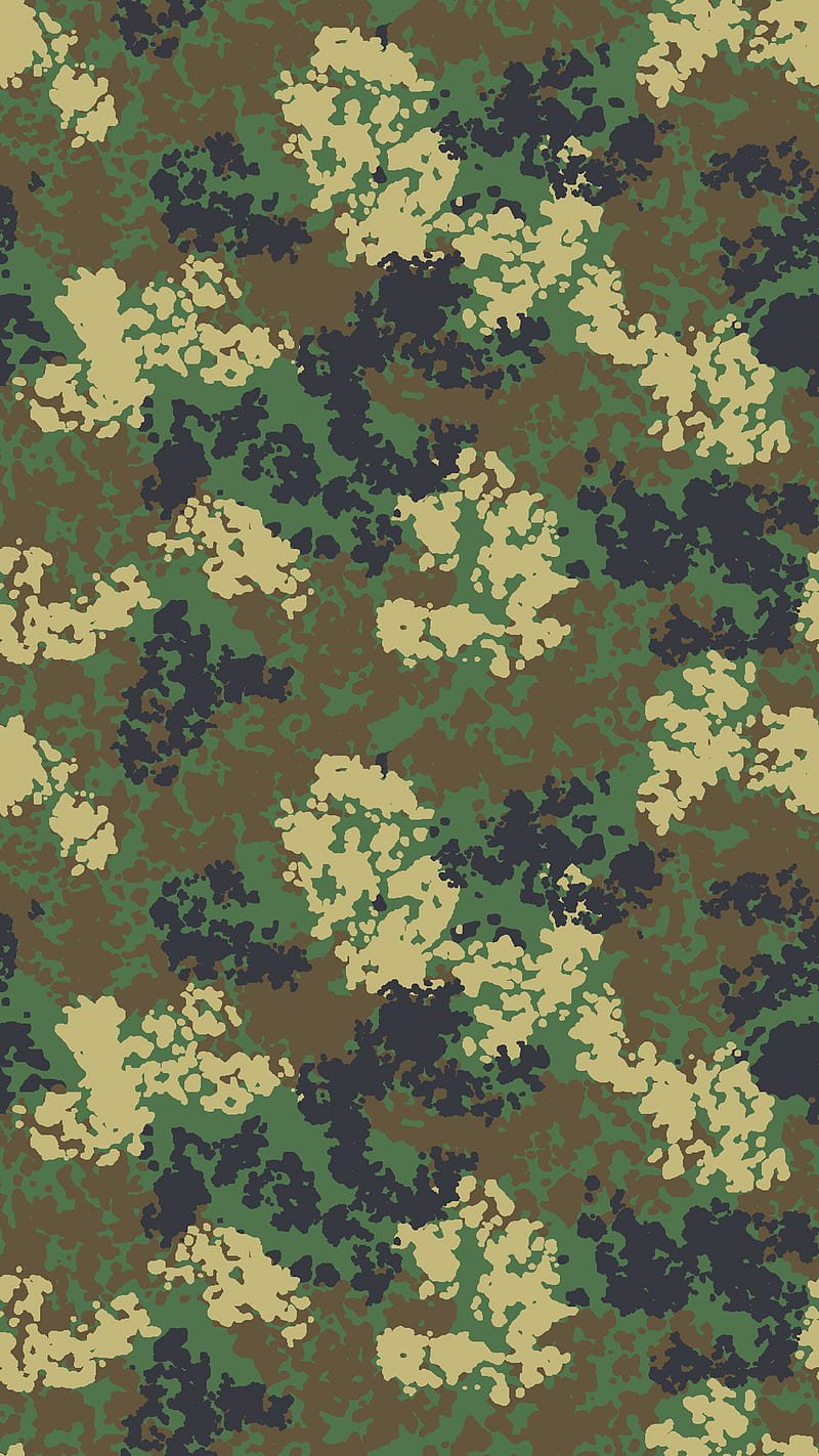 Army camo design, green, gris, pattern, HD phone wallpaper