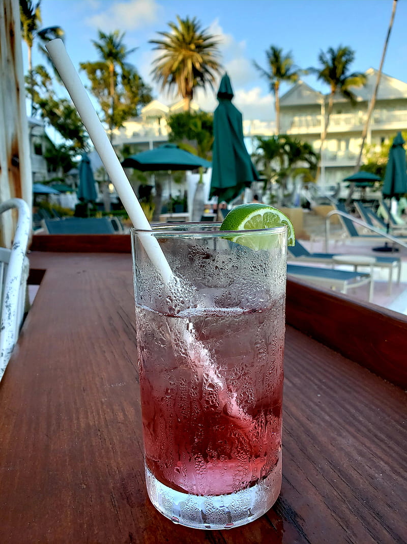 Refreshing , cocktail, drink, florida, fresh, holiday, key west, nature, ocean, travel, vacation, HD phone wallpaper