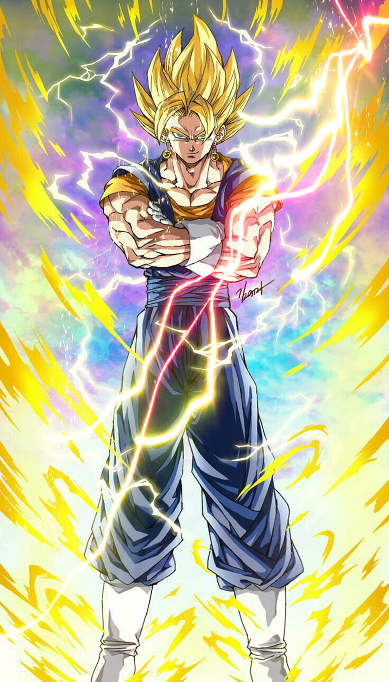 Vegito, dragonball, goku, supersaiyan, vegeta, HD phone wallpaper