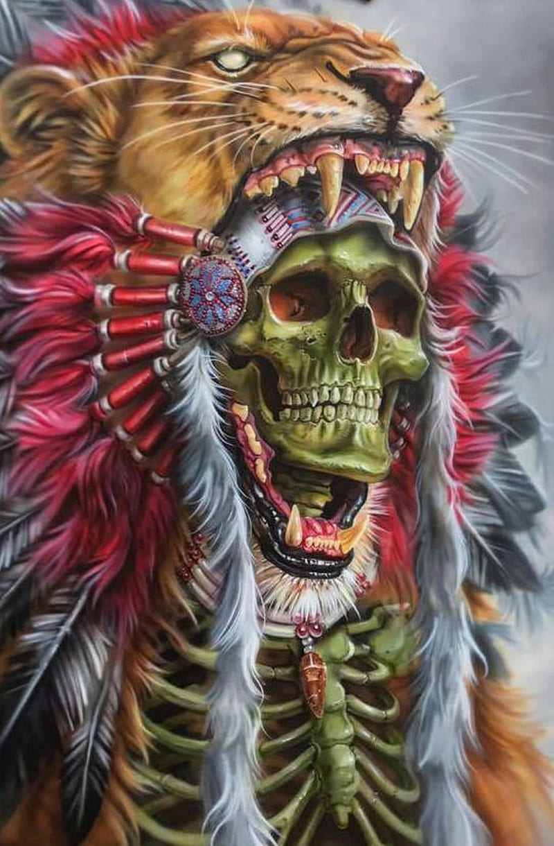 Skull, skeleton, HD phone wallpaper