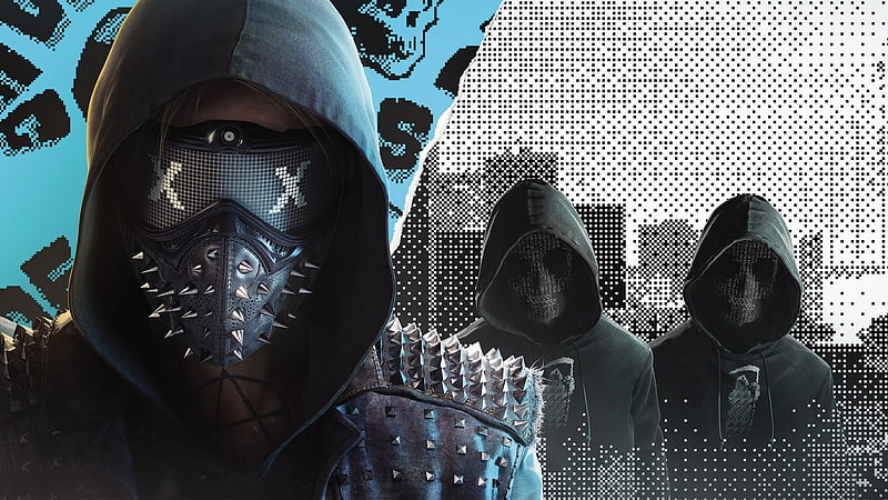 2016 Watch Dogs 2 Mask, watch-dogs-2, games, 2016-games, pc-games, xbox-games, ps-games, HD wallpaper
