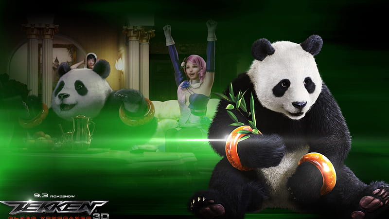 Alisa Bosconovitch Ling Xiaoyu Panda Tekken Blood Vengeance, HD wallpaper