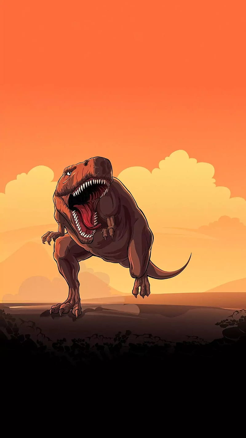 Dino T-Rex 3D para Android baixar grátis. O papel de parede animado Dino T-Rex  3D de Android.