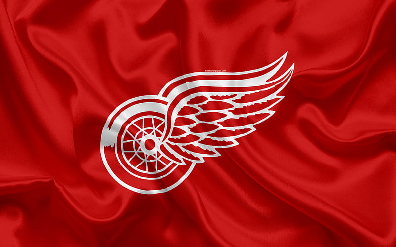Detroit Red Wings, hockey club, NHL, emblem, logo, National Hockey League, hockey, Detroit, Michigan, USA, HD wallpaper