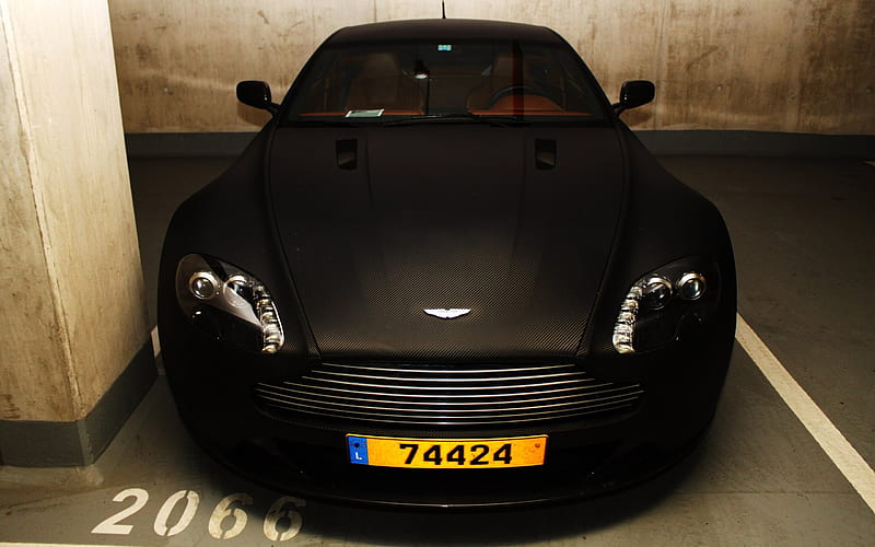 Aston Martin Vantage Matte Look, aston-martin, carros, matte, HD wallpaper