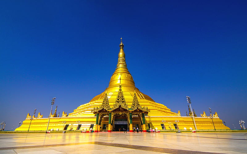 Myanmar Buddhism Shwedagon Pagoda 2021 Travel graphy, HD wallpaper