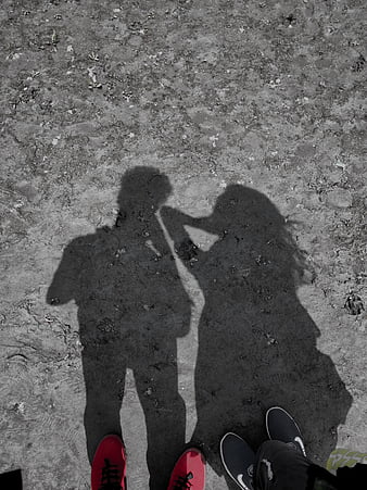 HD wallpaper couple shadow sunset kissing hugging romance  Wallpaper  Flare