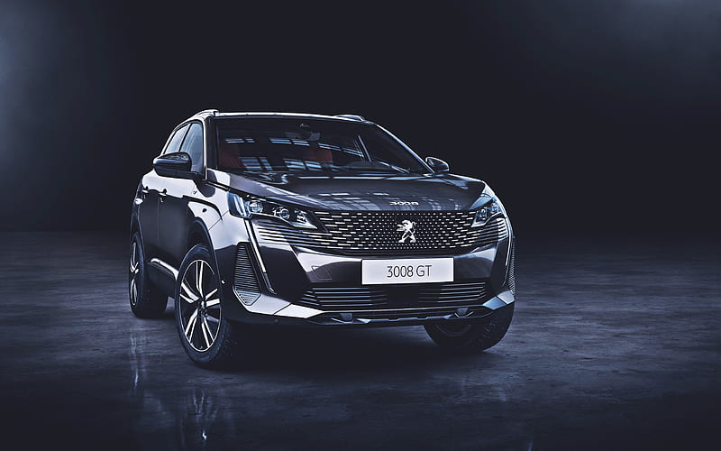 Peugeot 3008 GT studio, 2020 cars, crossovers, 2020 Peugeot 3008, french cars, Peugeot, HD wallpaper