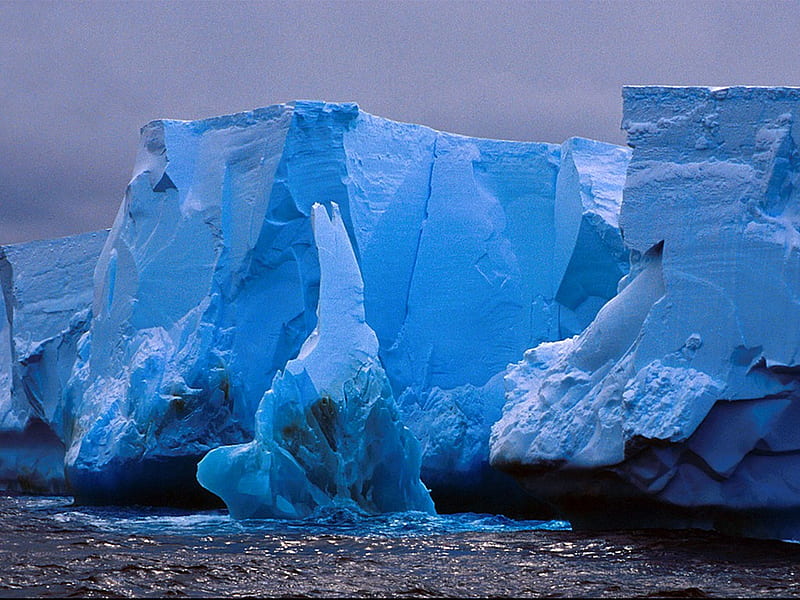 antartica island of ice, antartica, ice, island, glacier, HD wallpaper
