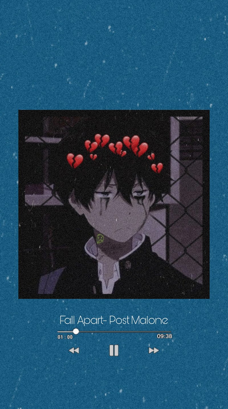 Anime boy, aesthetic, anime, anime boy, anime boys, depressed, heartbreak,  post malone, HD phone wallpaper | Peakpx