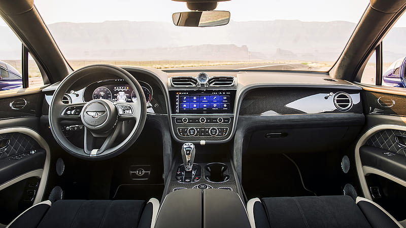 Bentley Bentayga Speed 2020 Interior, HD wallpaper