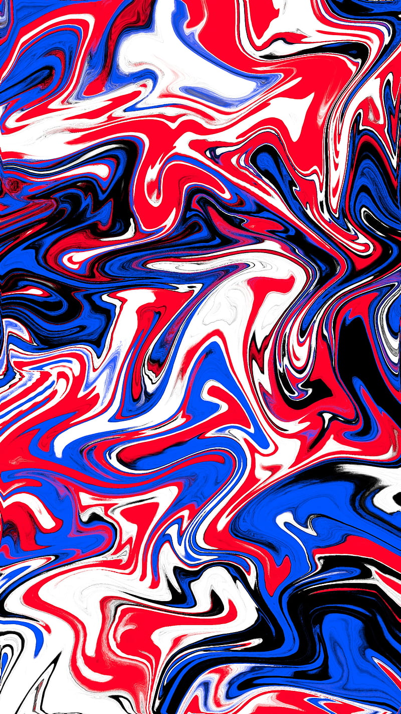 liquid red blue, abstract, acrylic, benzin, black, energy, flow, fluid magic, pattern, soft, texture, water, wave, white, HD phone wallpaper