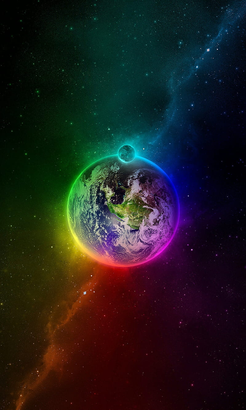 Earth, color, HD phone wallpaper
