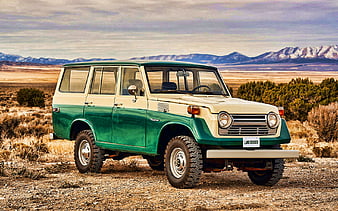 Toyota Land Cruiser 50, offroad, desert, 1976 cars, SUVs, retro cars, 1976 Toyota Land Cruiser, japanese cars, Toyota, HD wallpaper