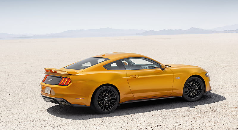 2018 Ford Mustang V8 GT with Performance Package (Color: Orange Fury) , car, HD wallpaper