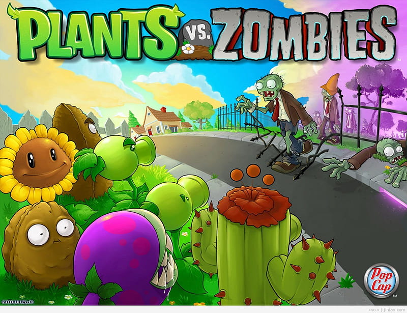 PLANTS vs. ZOMBIES, zombies, vs, plants vs zombies, plants, HD wallpaper |  Peakpx
