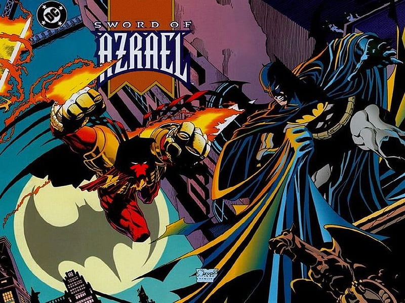 Azrael, DC Comics, Comics, Superheroes, Villains, HD wallpaper | Peakpx
