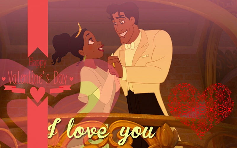 Tiana And Naveen Valentine S Day, Tiana, Valentine, And, Naveen, Day, S, HD wallpaper