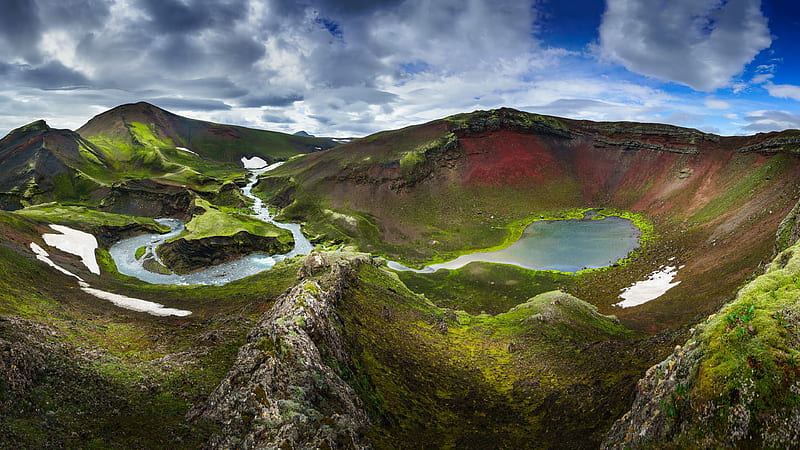 Earth, River, Iceland, Landscape, Nature, HD wallpaper