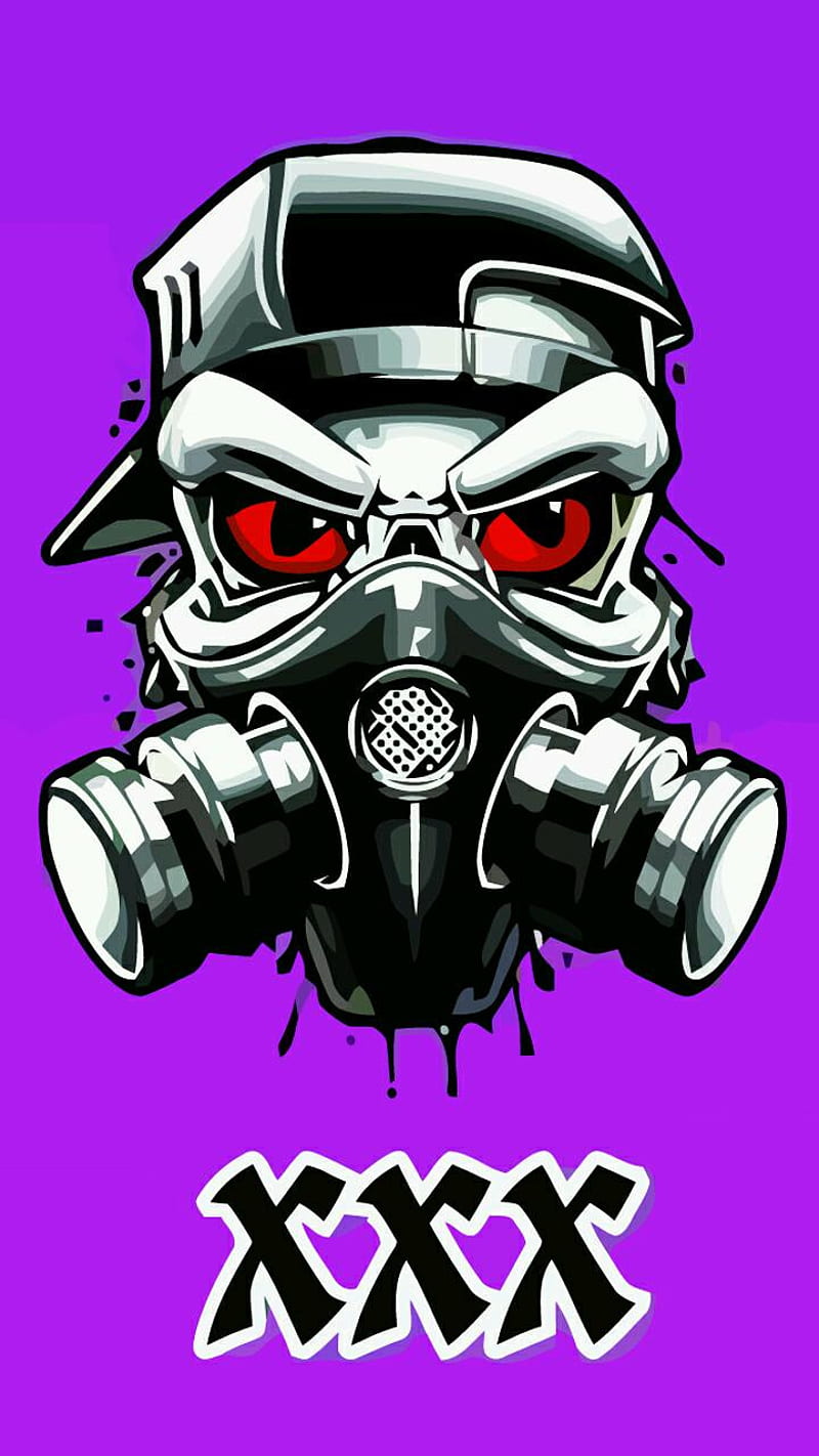 Sckull virus, dia, gas, hood, man, mask, red, spider, tom, toxic, HD phone wallpaper