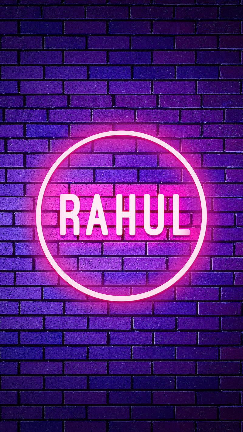 Rahul, Name, Neon Rahul, Neon light, Neon name, name design, person name, HD  phone wallpaper | Peakpx