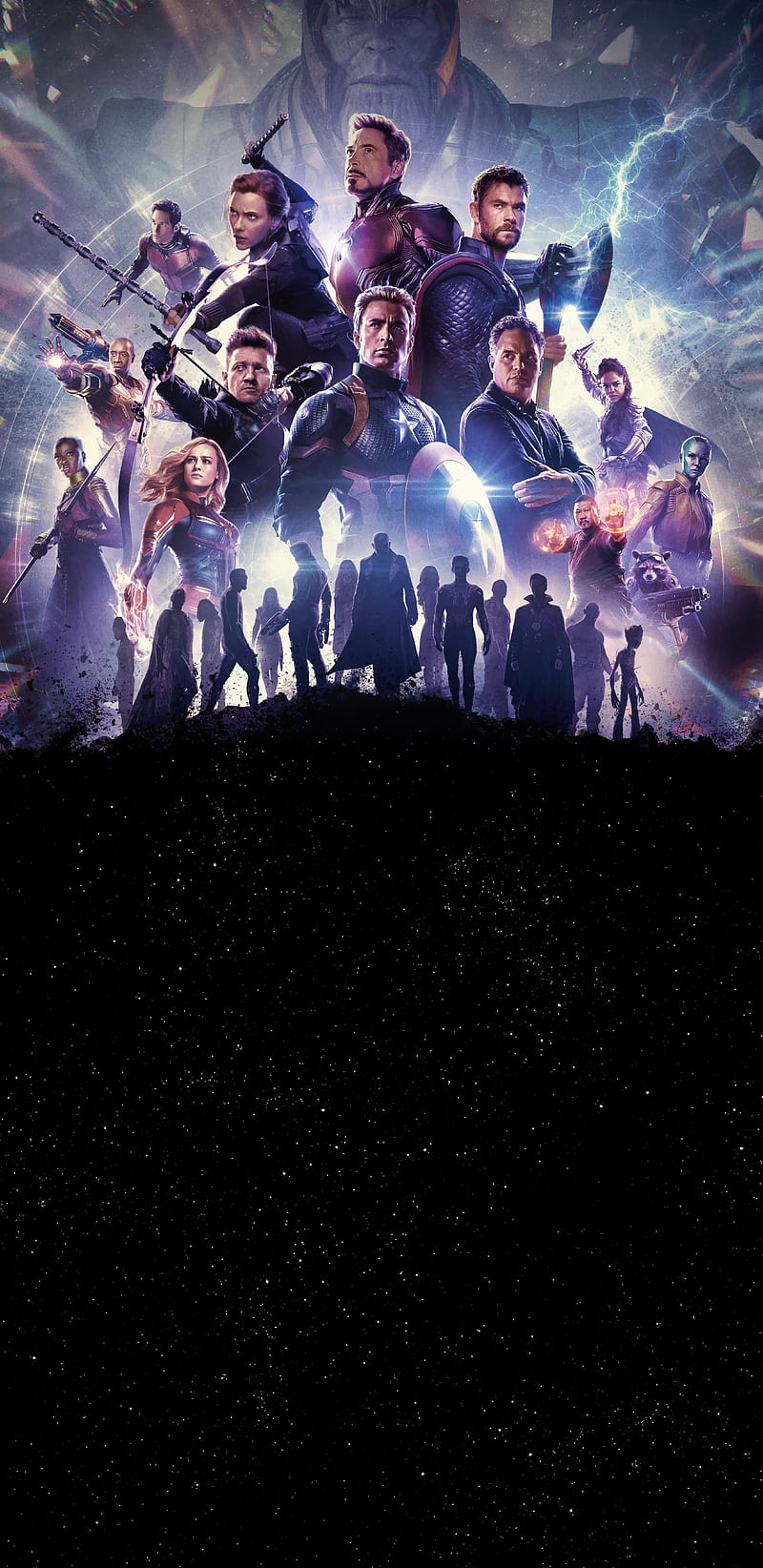 Avengers Endgame, amoled, filme, god, movie, poster, super, ultimate,  vingadores, HD phone wallpaper
