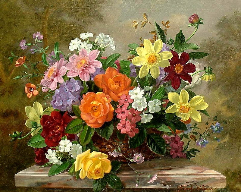 By Albert Williams, flower, arrangement, albert williams, HD wallpaper