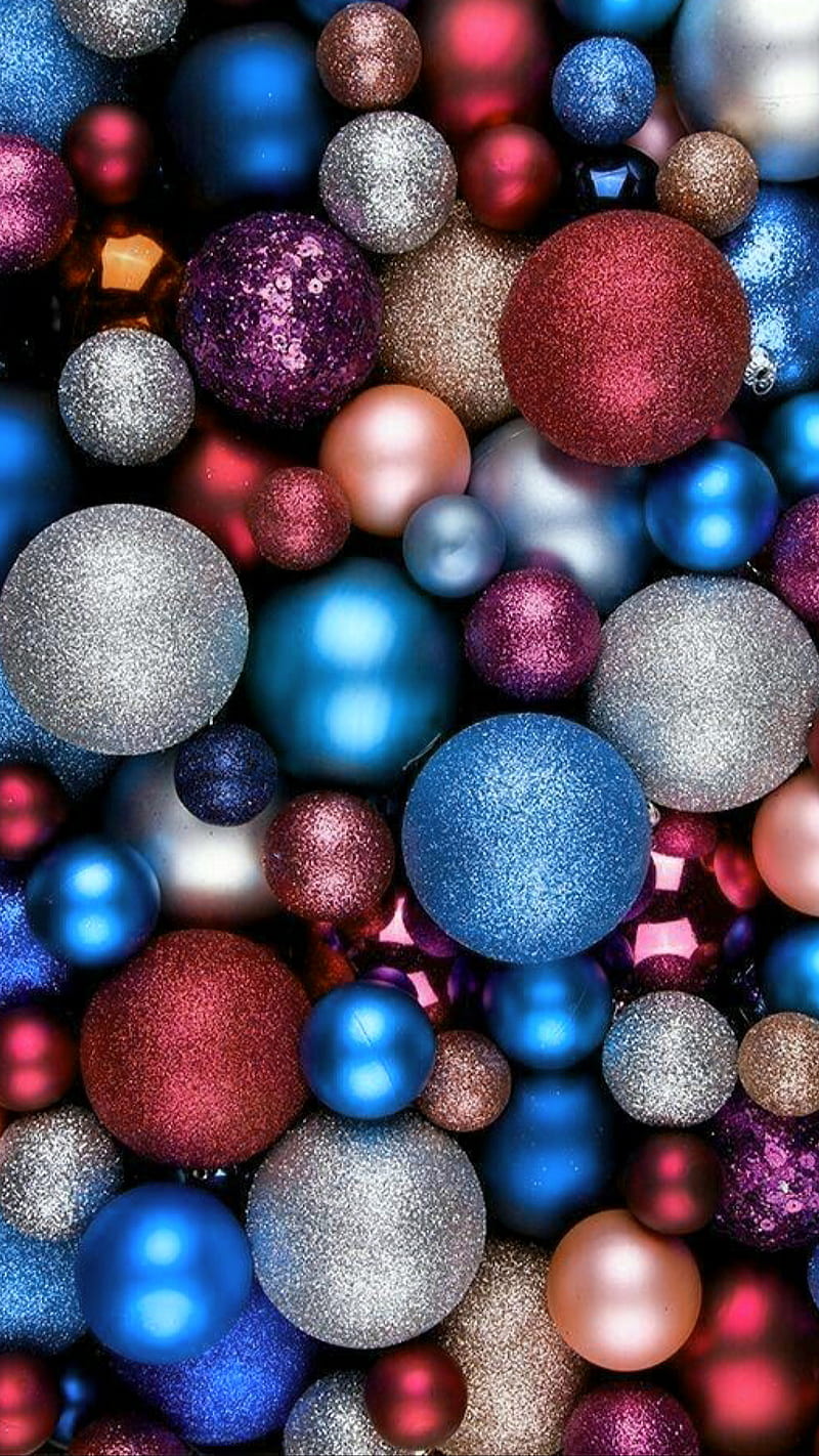 Balls, colorful, glitter, round, HD phone wallpaper | Peakpx