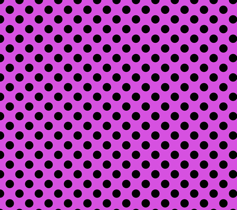 Purple polka dots, polka dots, HD wallpaper
