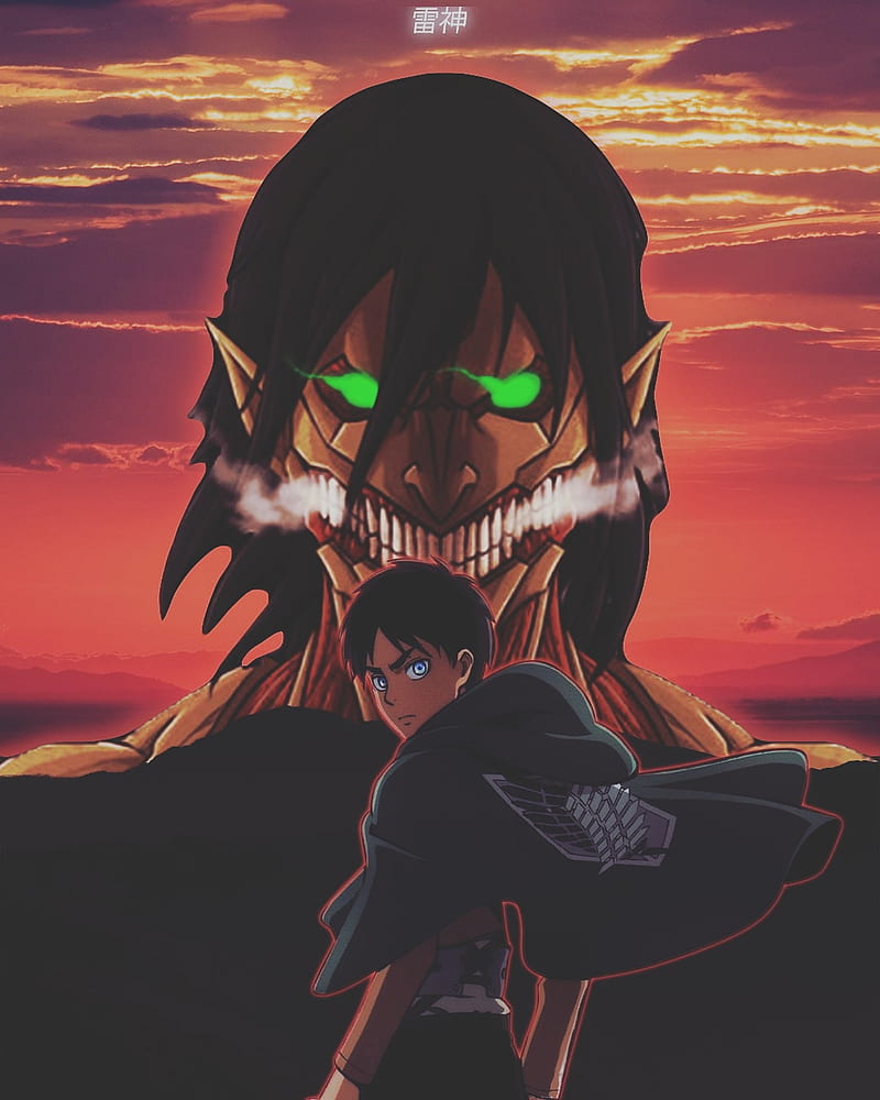 Eren Yeager Fantasy Titan War Iphone Anime Mortal Attackontitan Hd Phone Wallpaper Peakpx