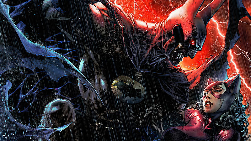 Batman Red Rain , batman, superheroes, artist, artwork, digital-art, artstation, HD wallpaper