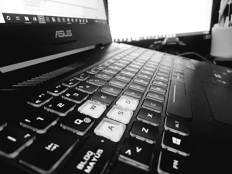 Laptop TUF ASUS, computer, games, keyboard, notebook, technology, HD  wallpaper | Peakpx