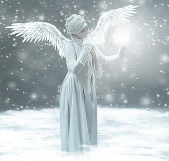 HD winter angel wallpapers