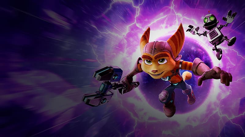Video Game, Ratchet & Clank, Clank (Ratchet & Clank), Ratchet (Ratchet & Clank), Ratchet & Clank: Rift Apart, HD wallpaper