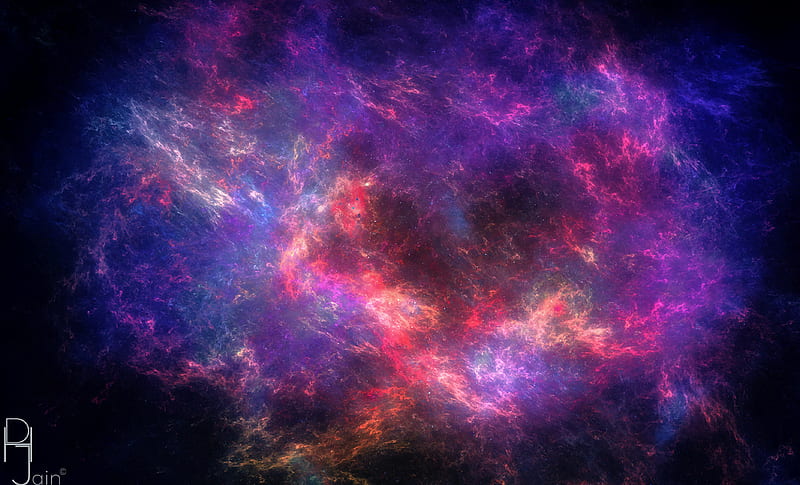 universe, cosmos, colorful, HD wallpaper