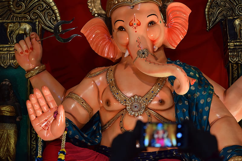 Ganesha, ganeshaga, ganpati, god, love, vadodara ganesh, HD wallpaper