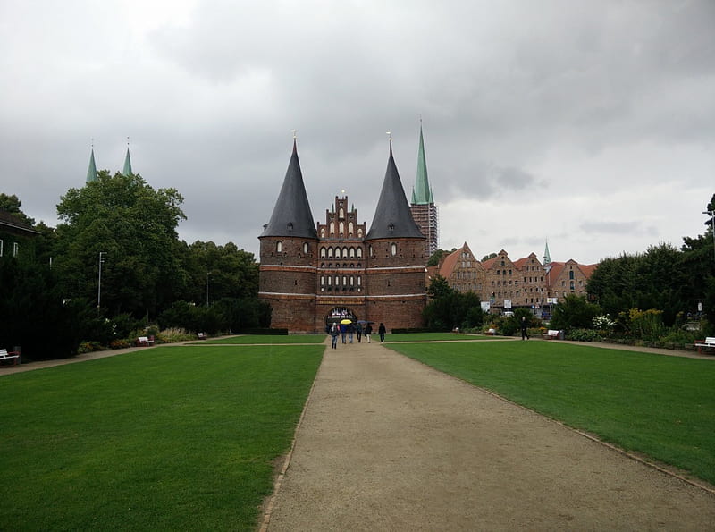Luebeck Castle, germany, palace, castle, luebeck, HD wallpaper