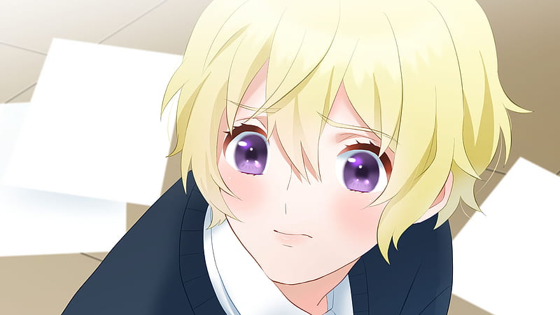 Steam Workshop::cool anime boy with purple eyes