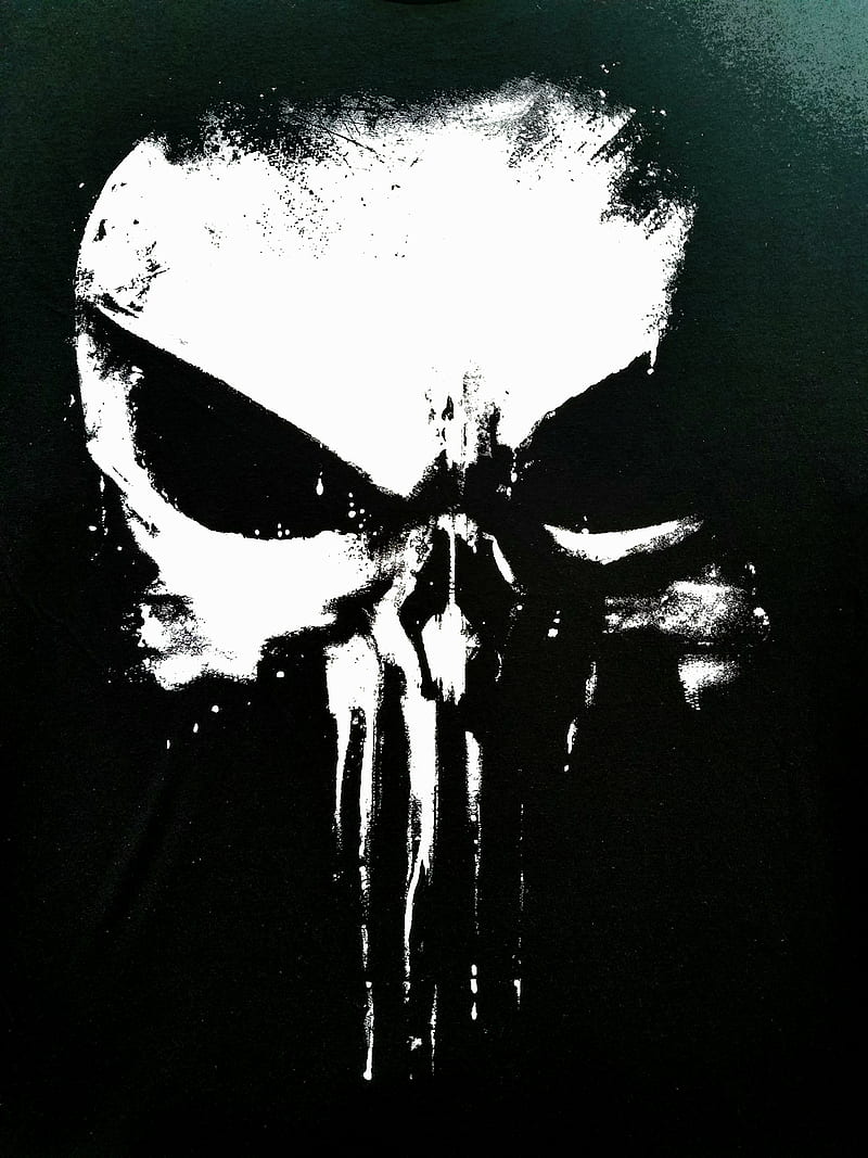 Punisher Skull, punisher, skull, cool, marvel, HD phone wallpaper
