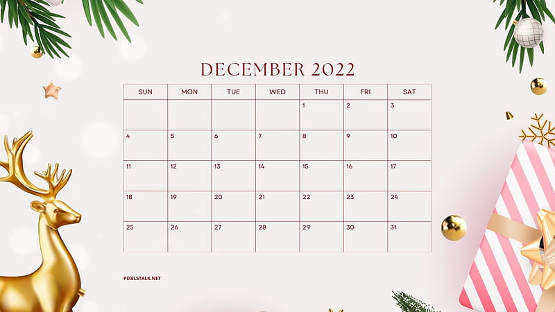 December 2022 Calendar Background, HD wallpaper