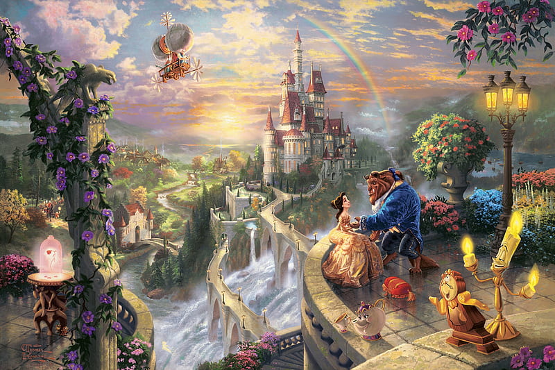 Beauty and the Beast, Beauty And The Beast (1991), HD wallpaper