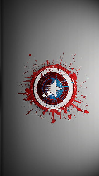 Cap America Sheild, avengers, avengers endgame, captain america, dark, logo, marvel, marvel comics, real, superhero, HD phone wallpaper
