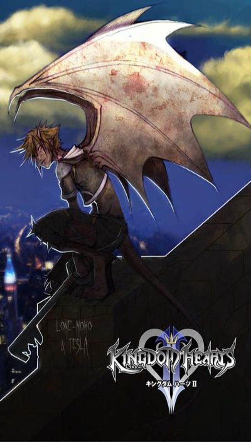 Kingdom Hearts, anime, gargoyles, HD phone wallpaper