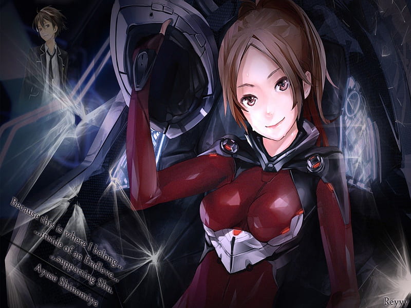 Because this is where I belong, manga, guilty crown, girl, anime, HD wallpaper