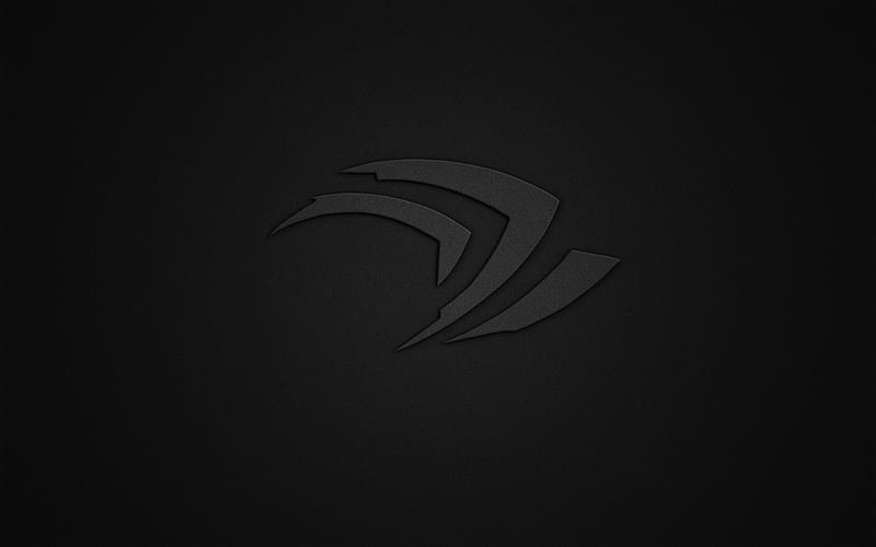 Nvidia, creative, logo, dark background, grunge, Nvidia logo, HD wallpaper