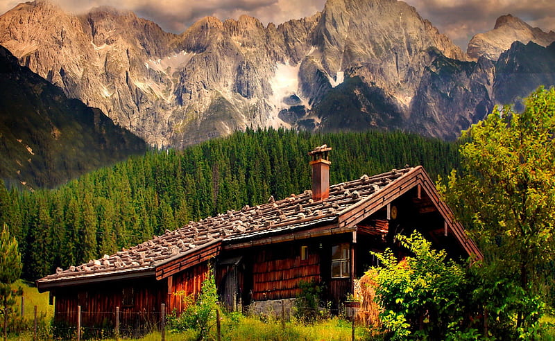 Tirol - Austria, pretty, hut, house, Austria, slopes, chalet, cottage,  home, HD wallpaper | Peakpx
